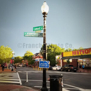 Mt Pleasant & Lamont St Print: Washington DC Cityscape, Limited Edition