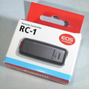 Canon Remote Controller RC-1, unused in box for EOS cameras.