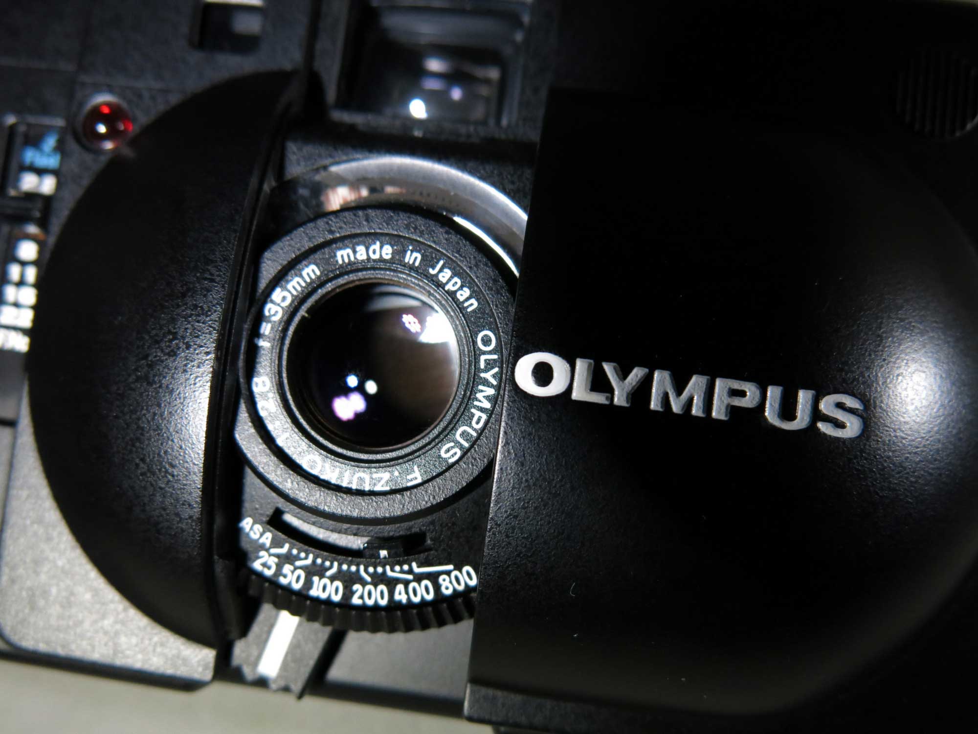 Olympus XA rangefinder film camera CLA'd with flash, boxed - Image 7