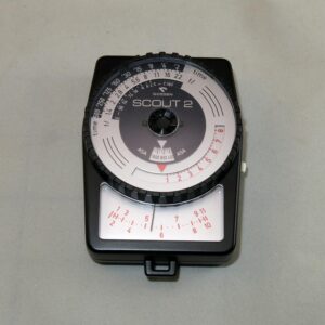 Gossen Scout 2, vintage light meter. Damaged diffuser.