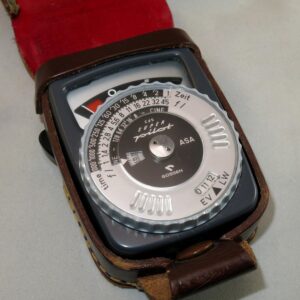 Gossen Super Pilot, vintage light meter with case, lanyard... Please read description.