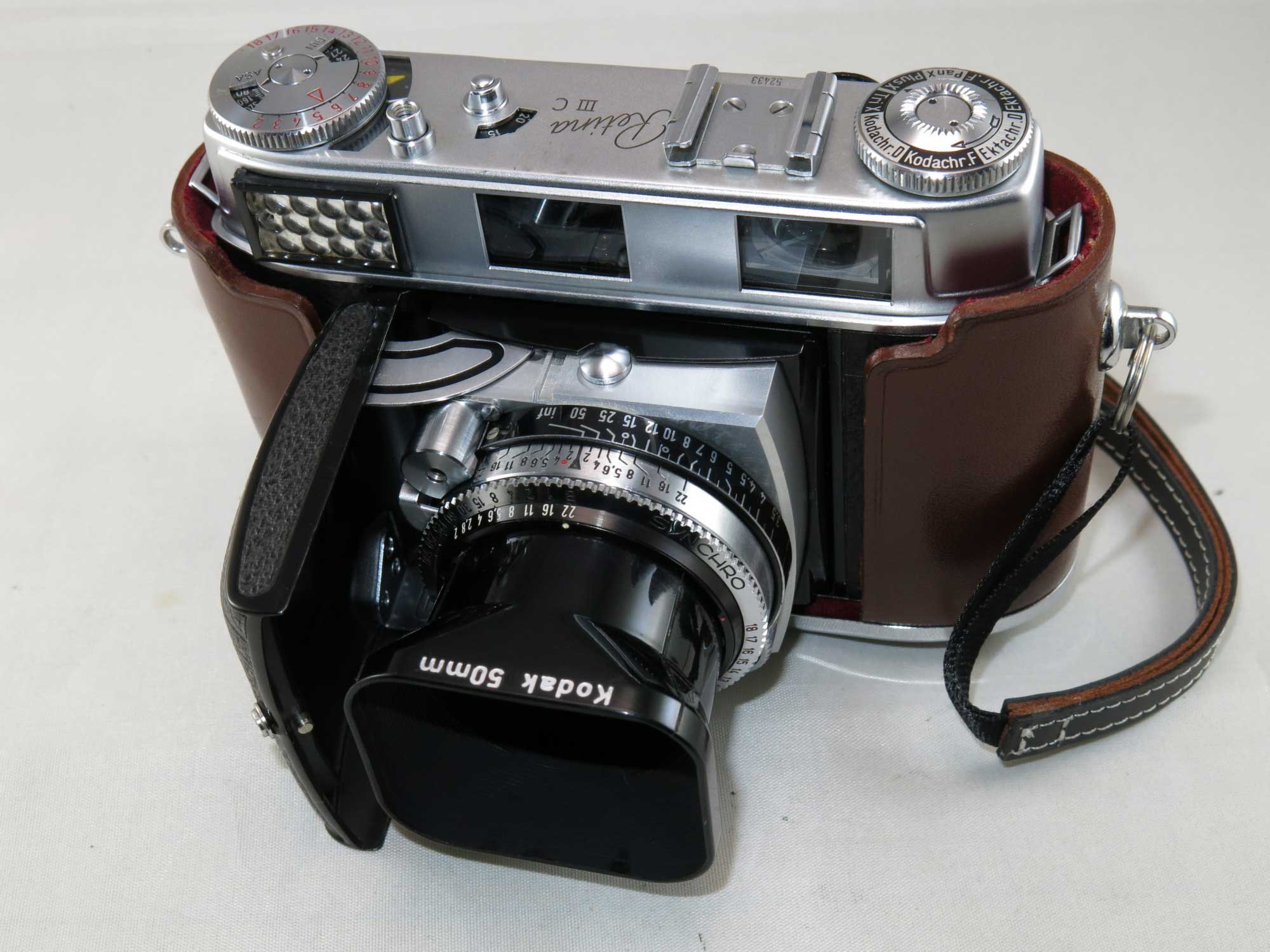 Vintage Kodak Retina IIIC, CLA'd, pristine and fully working