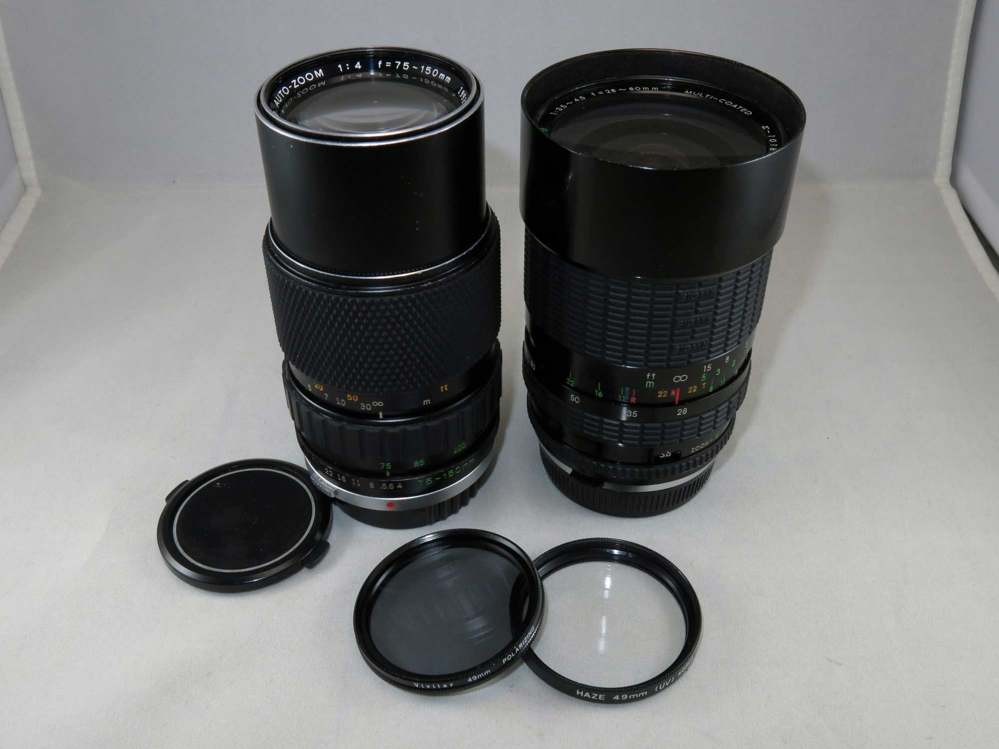 Olympus OM-1N SLR film camera CLA'd with 3 lenses + accessories, used in working condition - Image 8